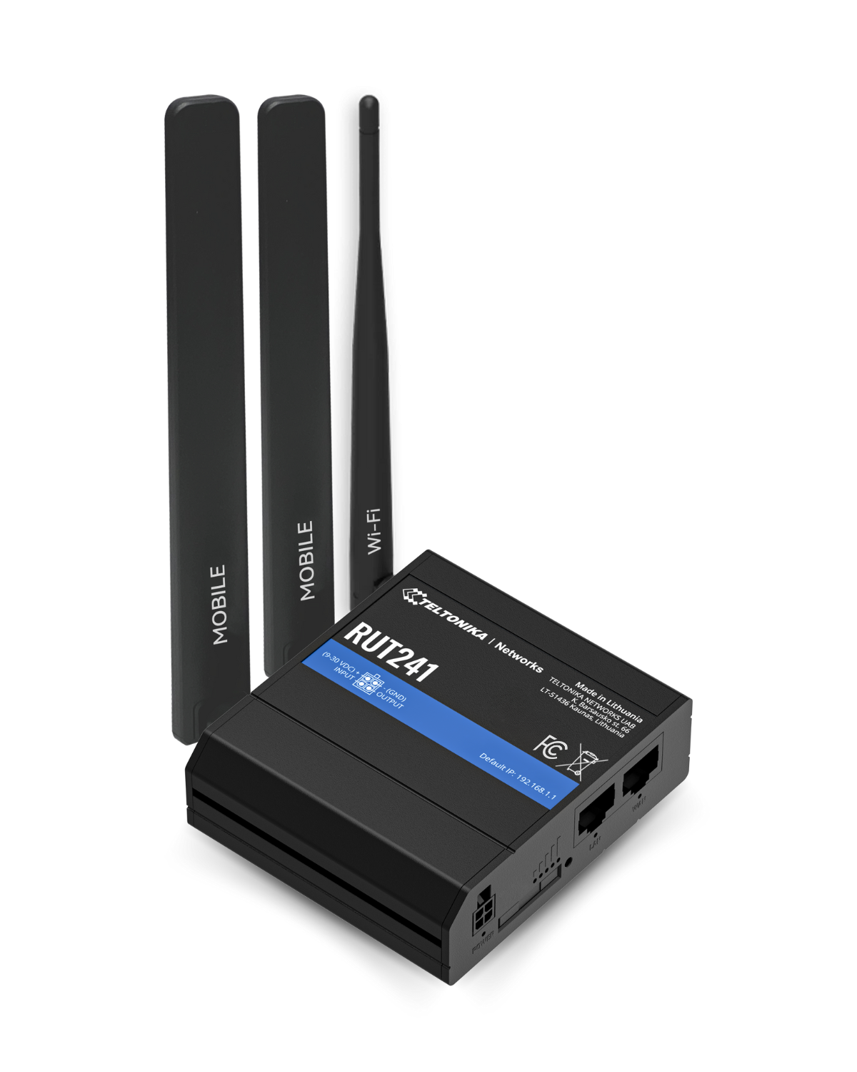 Teltonika RUT241 4G LTE Cellular Router Certified by Verizon/AT&T/T-Mobile