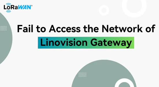 Fail to Access the Network of Linovision Gateway