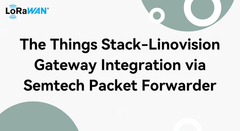 The Things Stack-Linovision Gateway Integration via Semtech Packet Forwarder