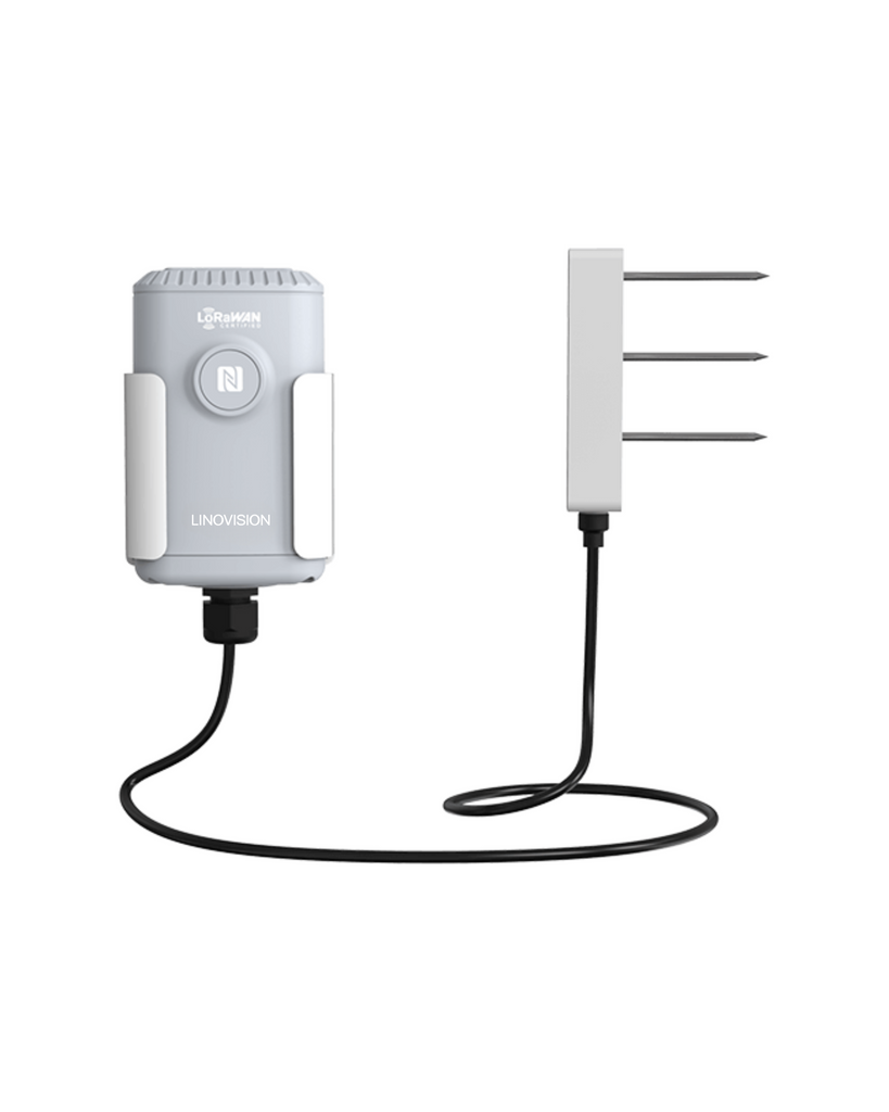 LoRaWAN Wireless Soil Moisture, Temperature and Electrical Conductivity ...