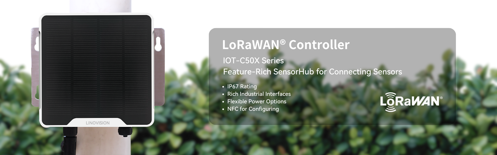 LoRaWAN Wireless IO Controller support Modbus RS485/RS232 | IOTNVR US