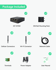 Industrial 5G Cellular Router with Dual SIM Cards Slot