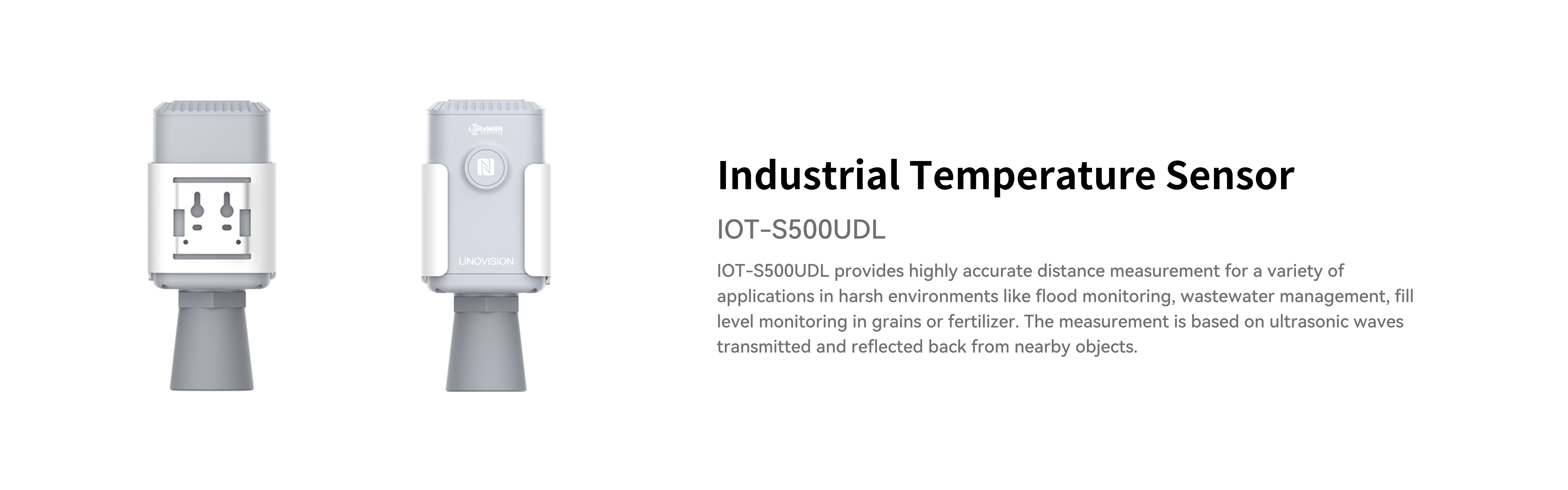 LoRaWAN Wireless Ultrasonic Distance/Level Sensor | IOTNVR US