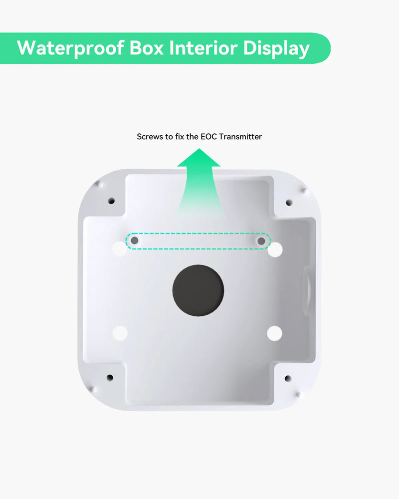 EOC Transmitter and Camera Outdoor Universal Mount Box for EOC Transmitter (Waterproof Enclosure only)