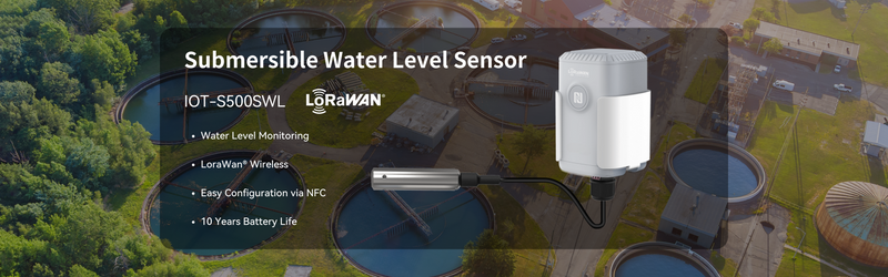 LoRaWAN Wireless Submersible Water Level Sensor | IOTNVR US