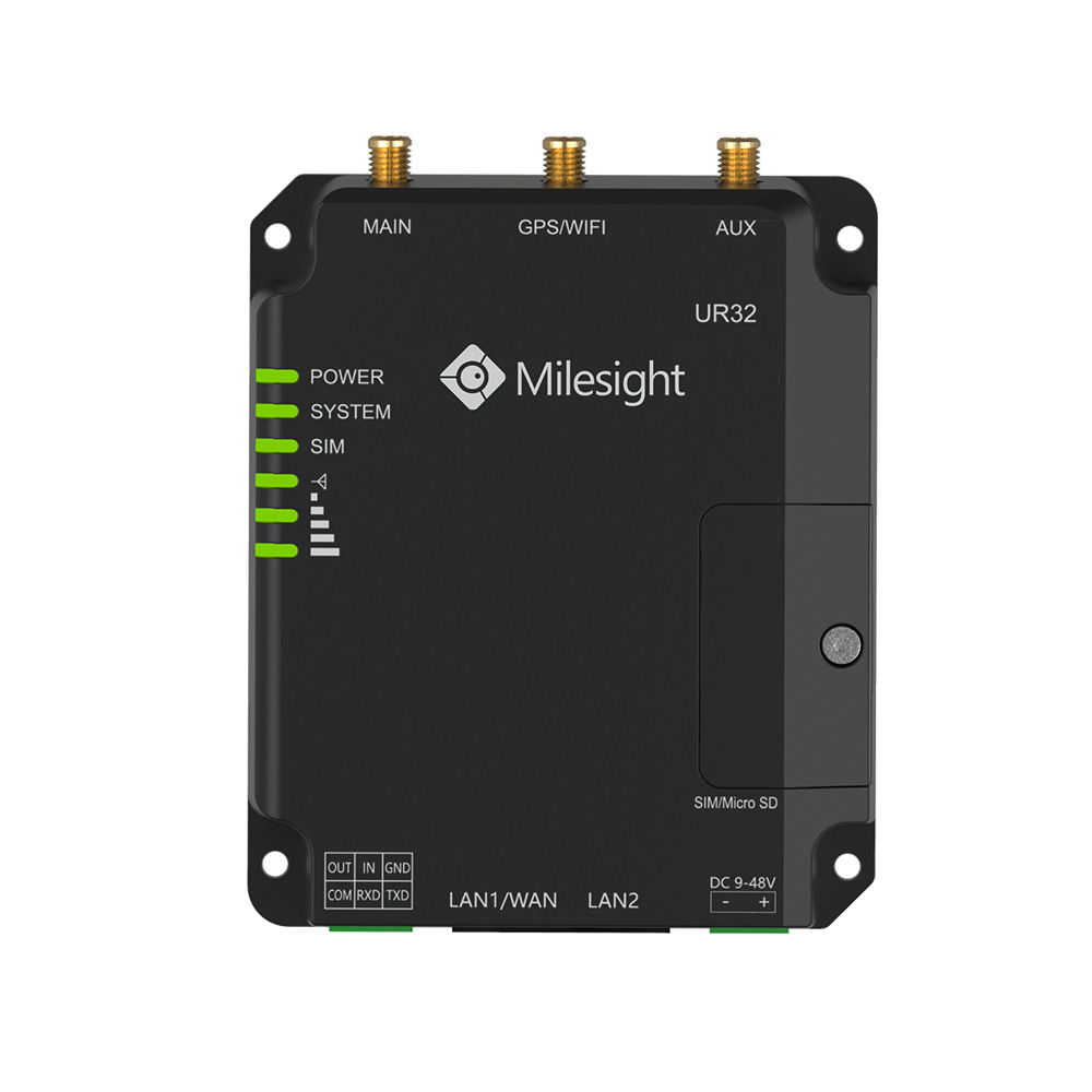 Miles Router Milesight UR32 Industrial Cellular Router | IOTNVR US