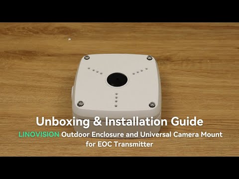 EOC Transmitter and Camera Outdoor Universal Mount Box for EOC Transmitter (Waterproof Enclosure only)