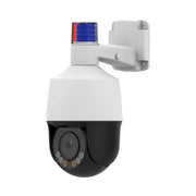 5MP Active Deterrence Network Mini PTZ Camera with Human/Vehicle Detection NDAA Compliant