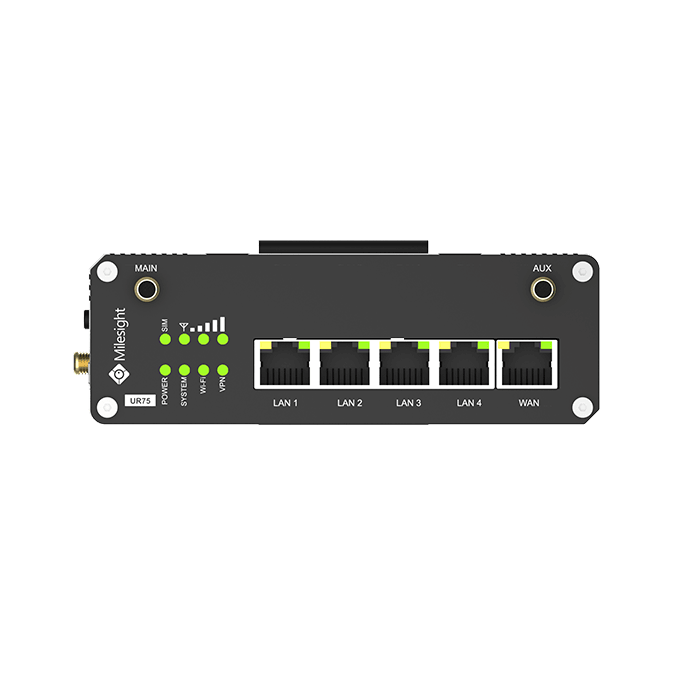 Milesight UR75 Industrial 5G Cellular Router Ultra Series | IOTNVR US